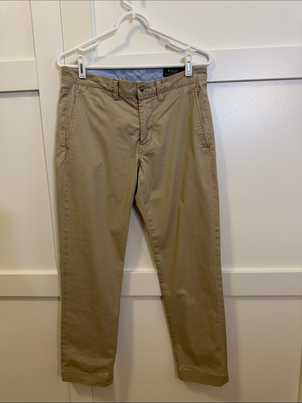 Polo by Ralph Lauren Tan Stretch Straight Fit Chino Pants